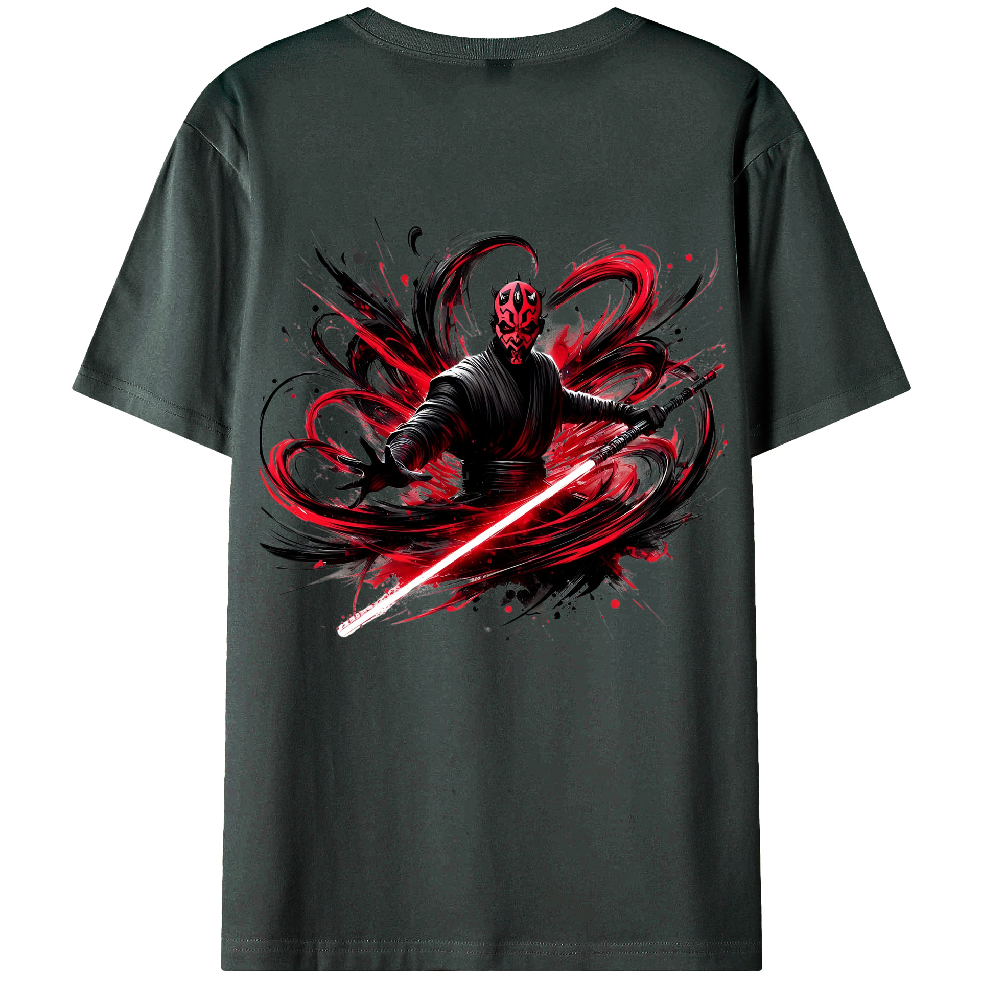 （画像用） スター・ウォーズ Star Wars 綿100％ メンズ半袖Tシャツ（バックプリント） 通気性